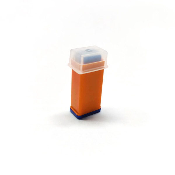 2.2mm 21G Pressure Activated Safety Lancet Orange Painless Lancets For Diabetes