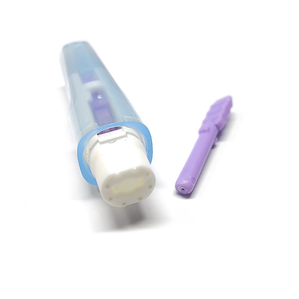 21g 2.2mm Safety Blood Lancet Single Use Pressure Activated Safety Lancet